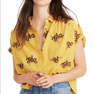 Madewell Embroidered Hilltop Shirt